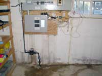 Basement Waterproofing in Brampton-water damage example